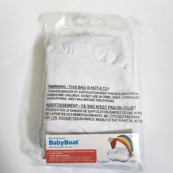 Swim Schools Level 1 My Rainbow Baby Boat w/ Removeable UPF 50 Ca… - Picture 2 of 4